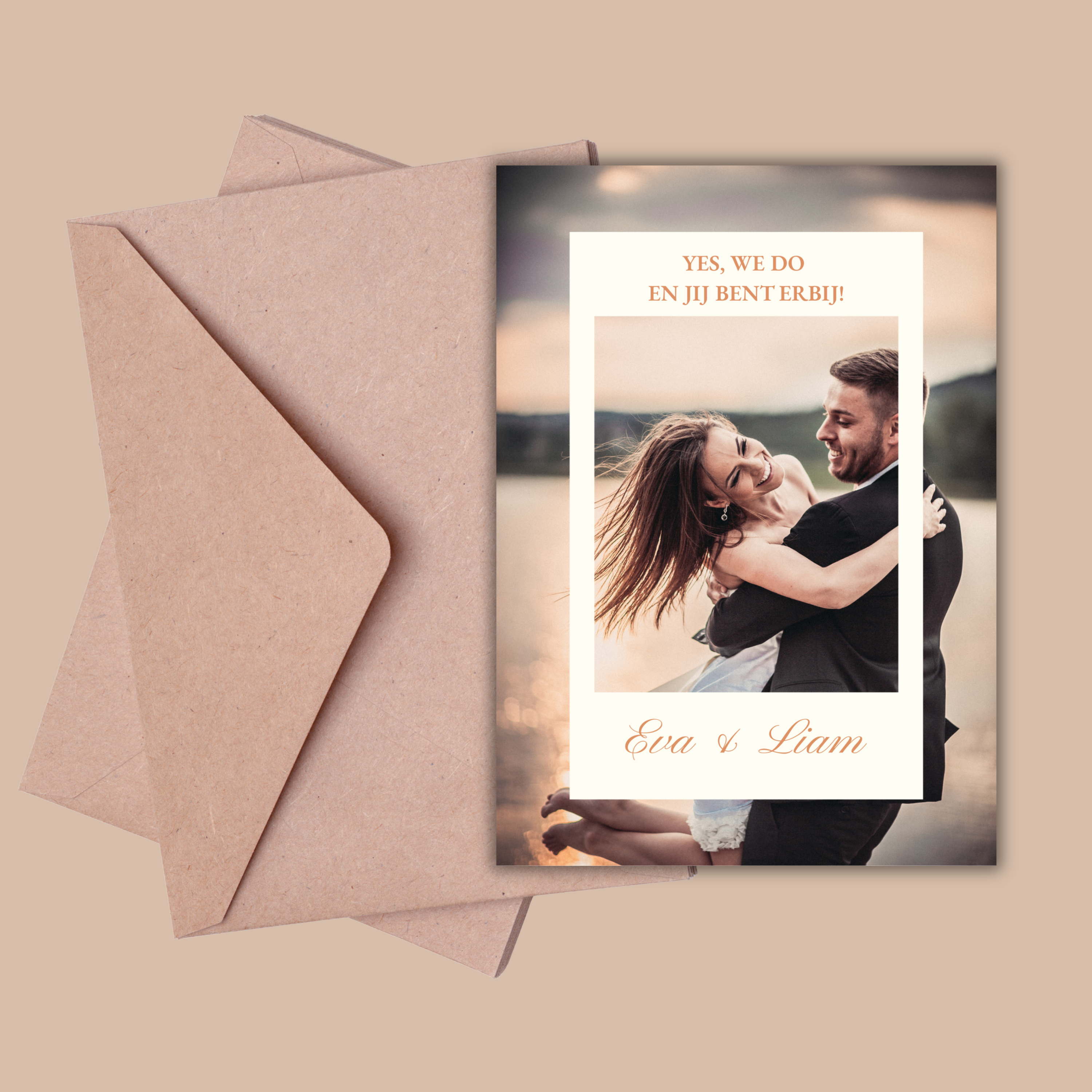 Digitale Trouwkaart Foto