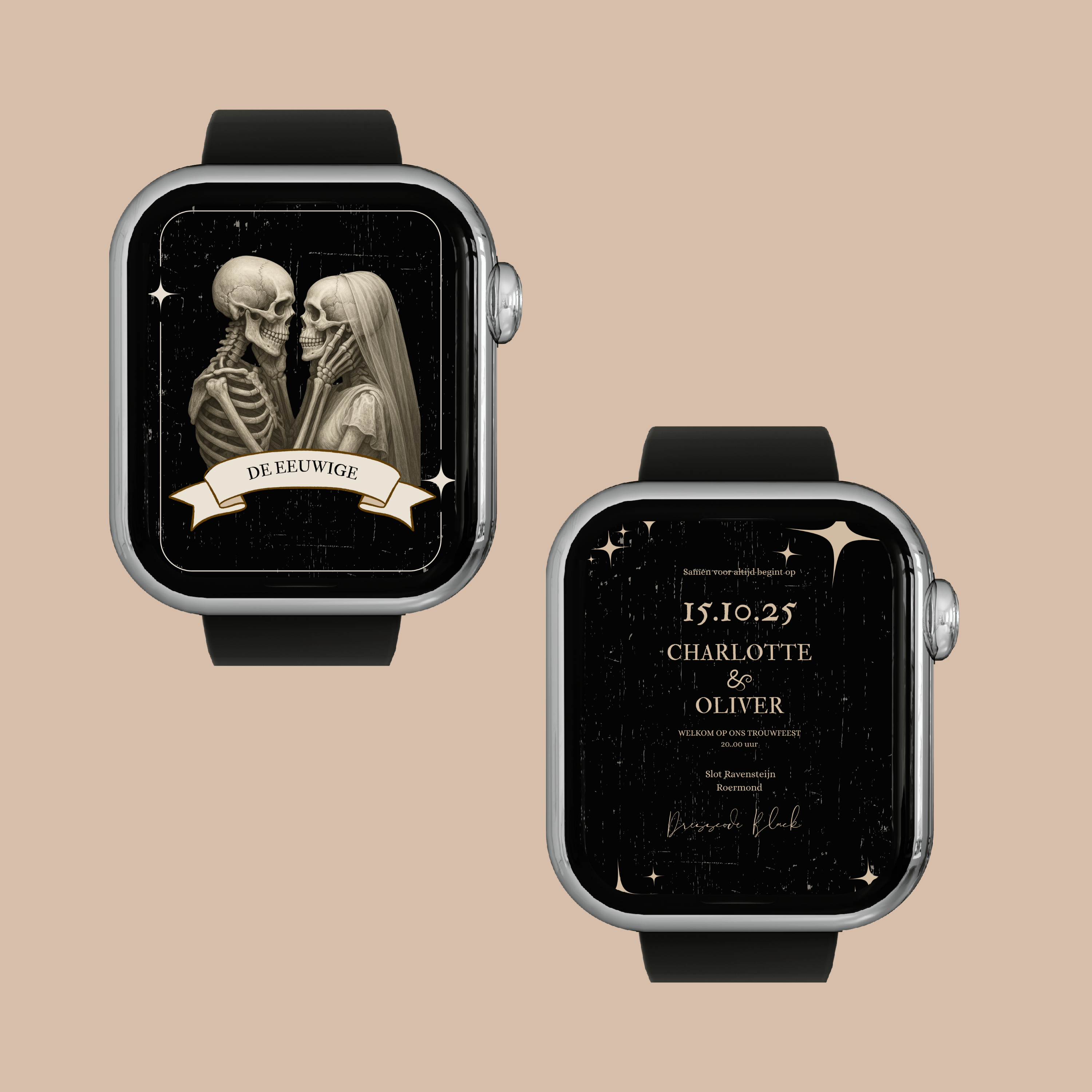 Digitale Trouwkaart Tarotkaart "De Eeuwige".