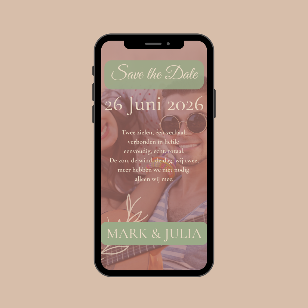 save the date kaart