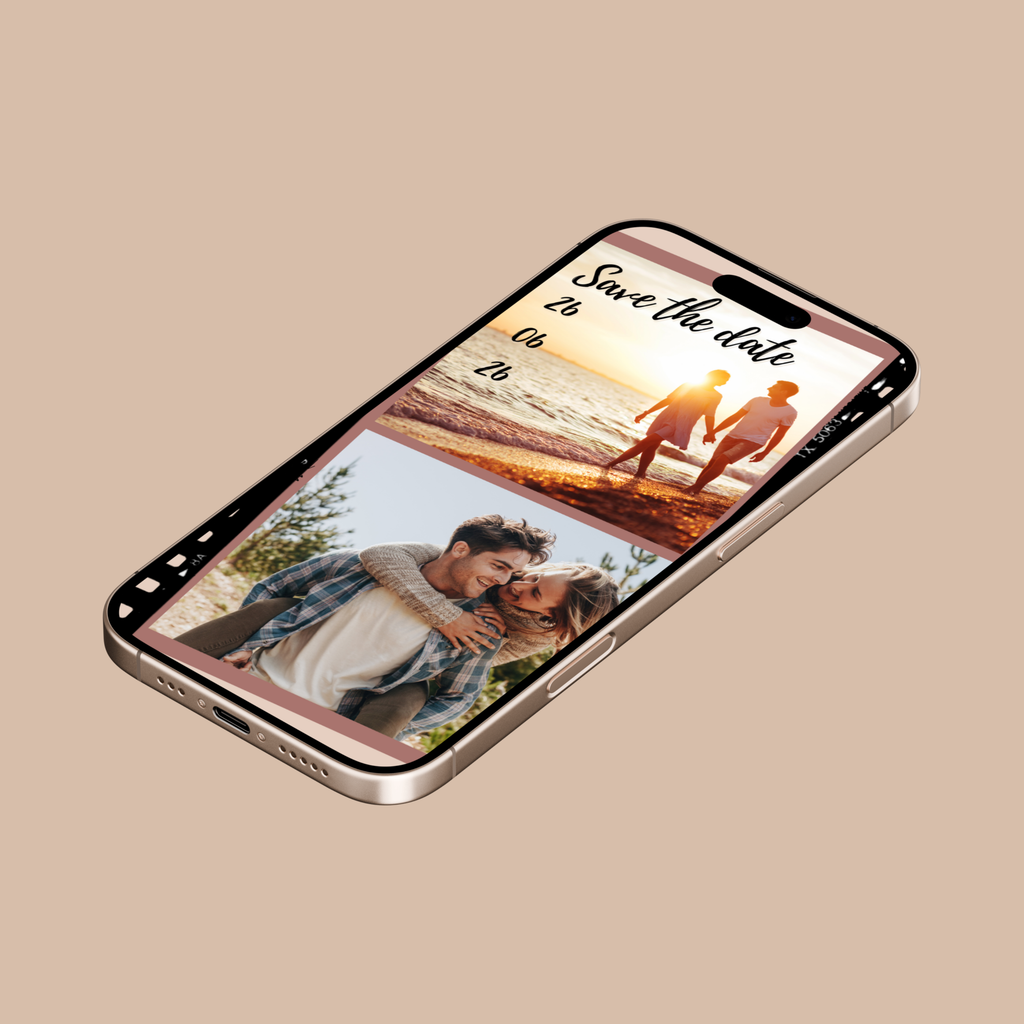 Digitale trouwvideo, met filmstrip, volledig aanpasbaar